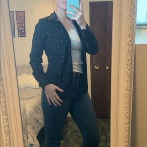 Polka dot Tommy Hilfiger button down!